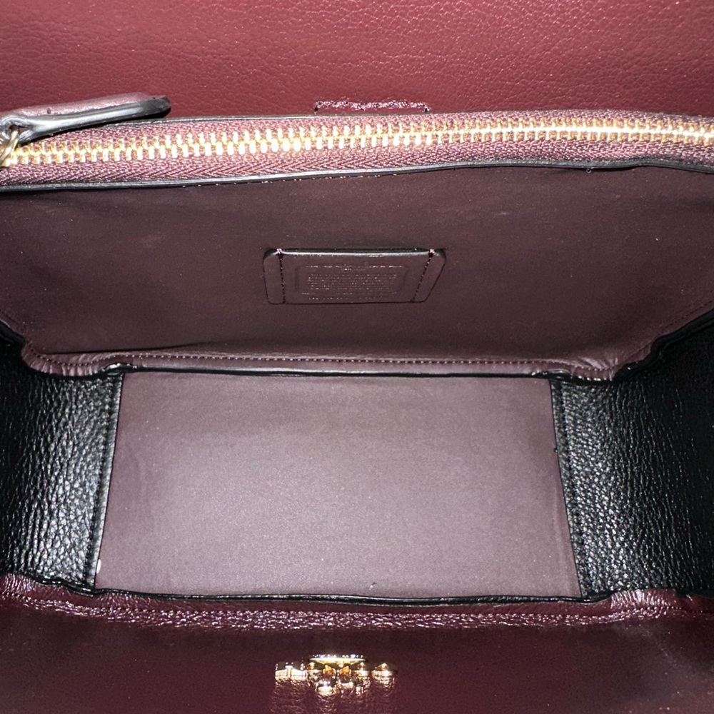 Coach Hadley Convertible Crossbody Bag Black - Picture 9 of 11